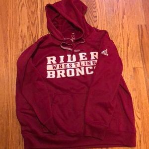 Red XL rider wrestling Sweatshirt